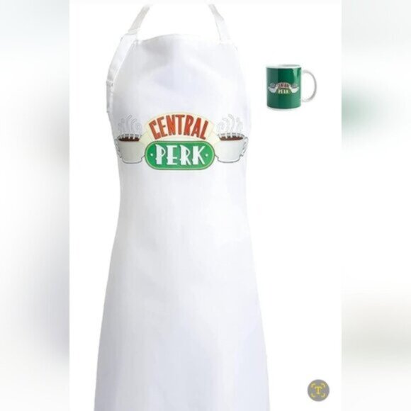 Official FRIENDS Central Perk Collectible Coffee Mug and Apron Gift Set New Box - Picture 5 of 5